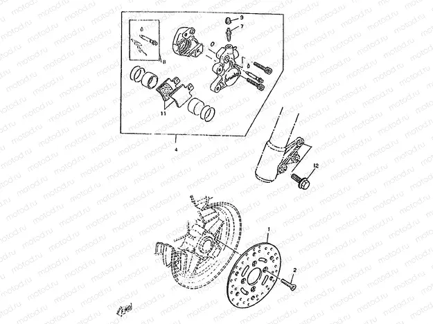 FRONT BRAKE CALIPER
