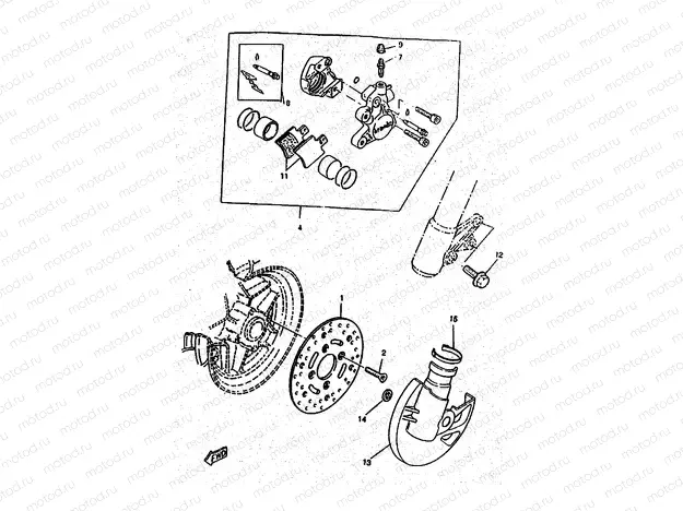 FRONT BRAKE CALIPER