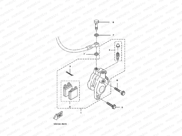 FRONT BRAKE CALIPER