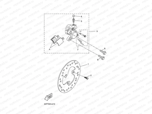 FRONT BRAKE CALIPER