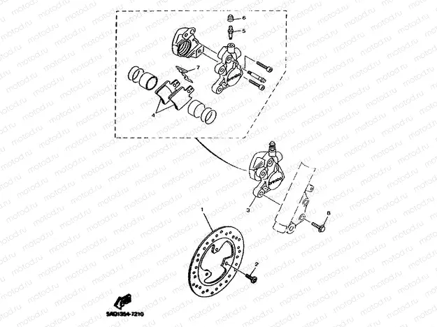 FRONT BRAKE CALIPER