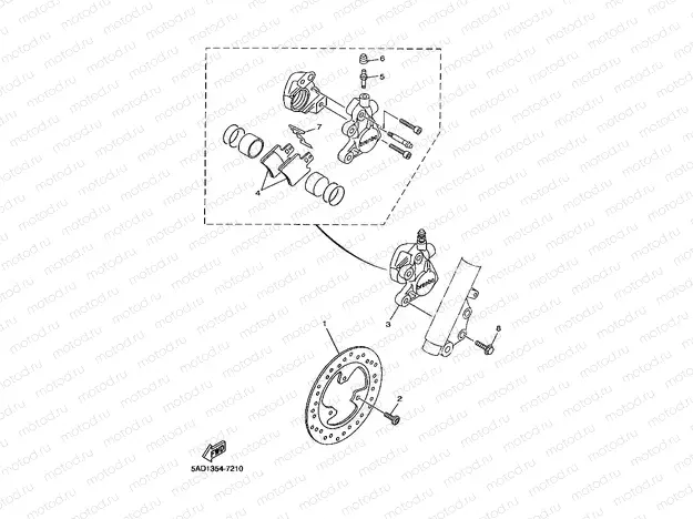 FRONT BRAKE CALIPER