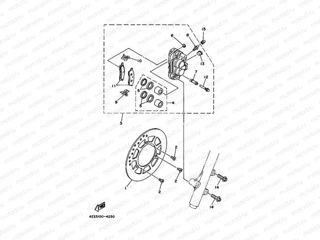 FRONT BRAKE CALIPER