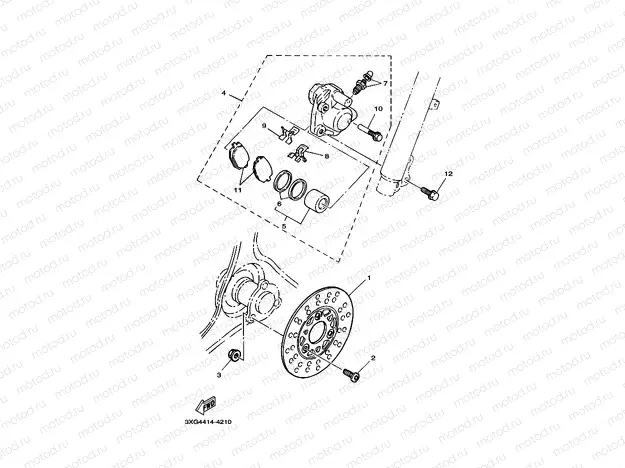 FRONT BRAKE CALIPER
