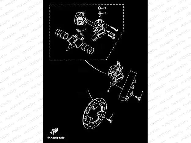 FRONT BRAKE CALIPER