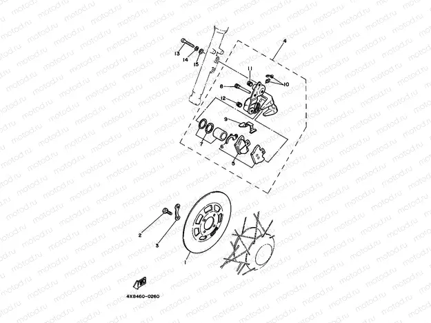 FRONT BRAKE CALIPER