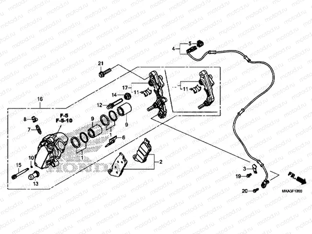FRONT BRAKE CALIPER