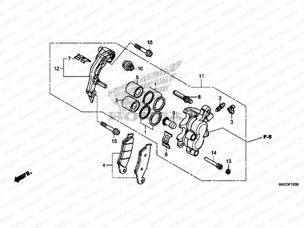 FRONT BRAKE CALIPER