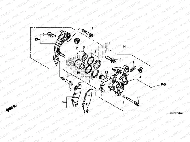 FRONT BRAKE CALIPER
