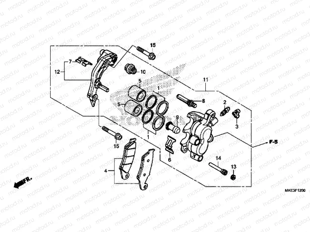 FRONT BRAKE CALIPER