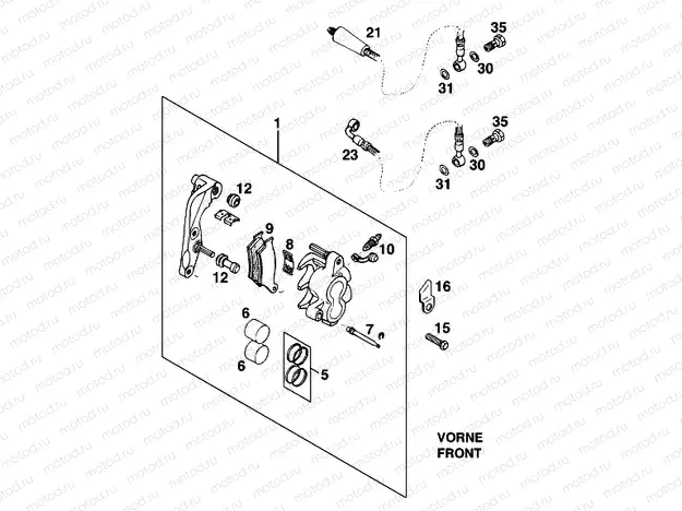 FRONT BRAKE CALIPER