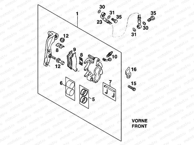 FRONT BRAKE CALIPER