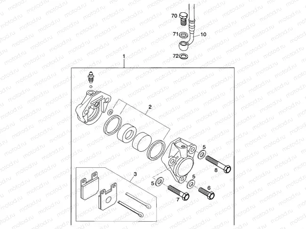 FRONT BRAKE CALIPER