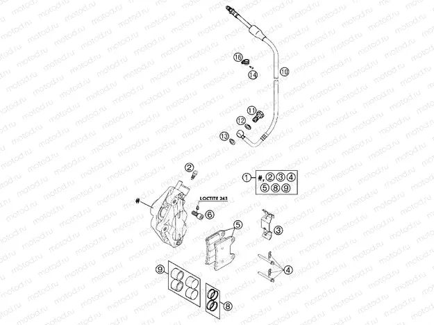 FRONT BRAKE CALIPER