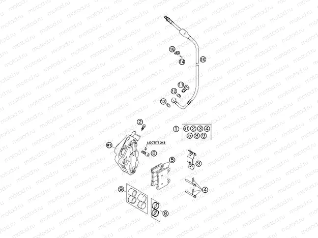 FRONT BRAKE CALIPER
