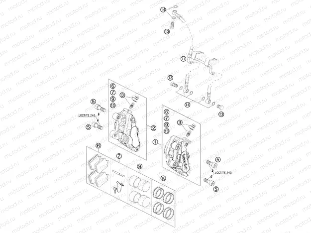FRONT BRAKE CALIPER