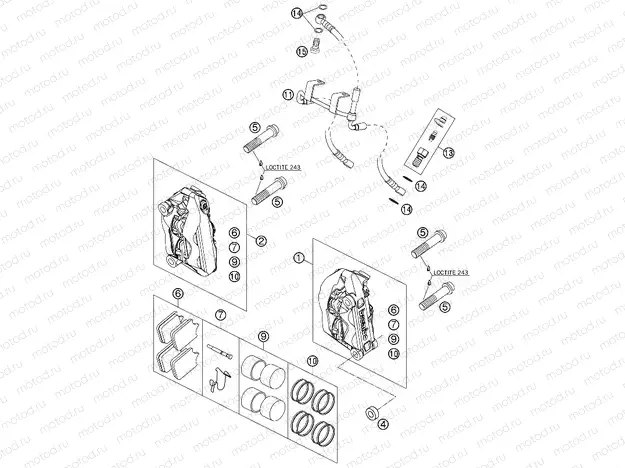 FRONT BRAKE CALIPER