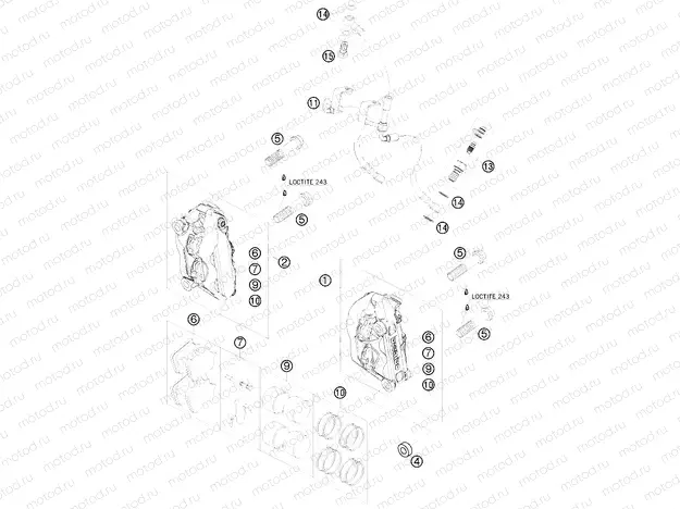FRONT BRAKE CALIPER