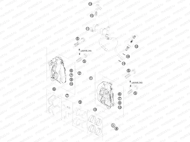 FRONT BRAKE CALIPER