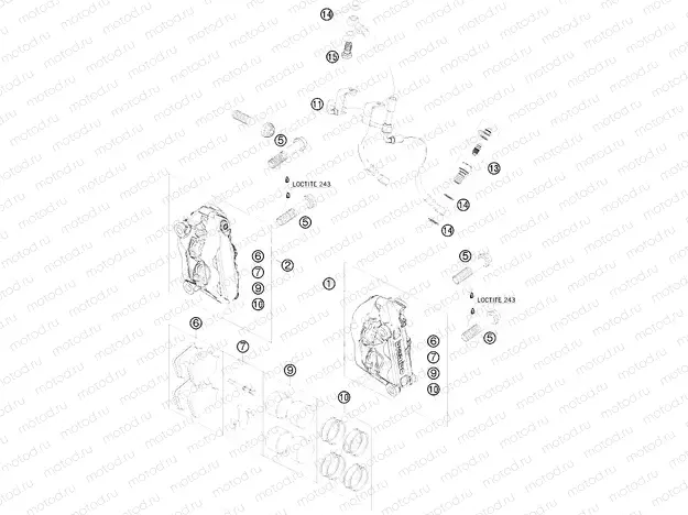 FRONT BRAKE CALIPER