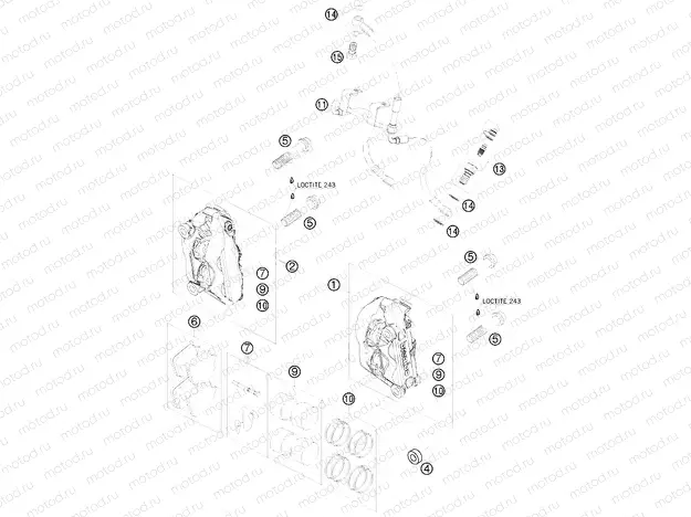 FRONT BRAKE CALIPER