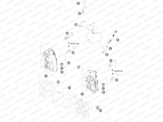 FRONT BRAKE CALIPER