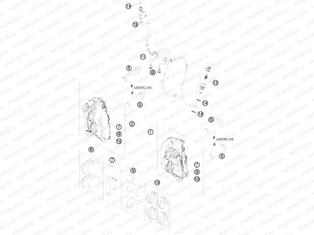 FRONT BRAKE CALIPER