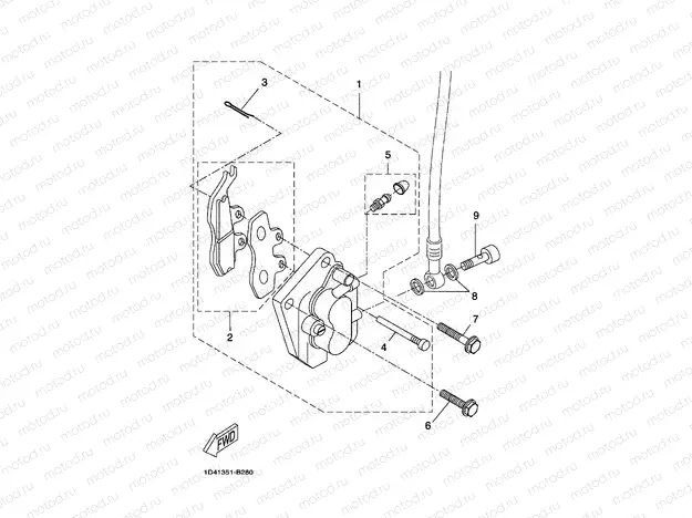 FRONT BRAKE CALIPER 2