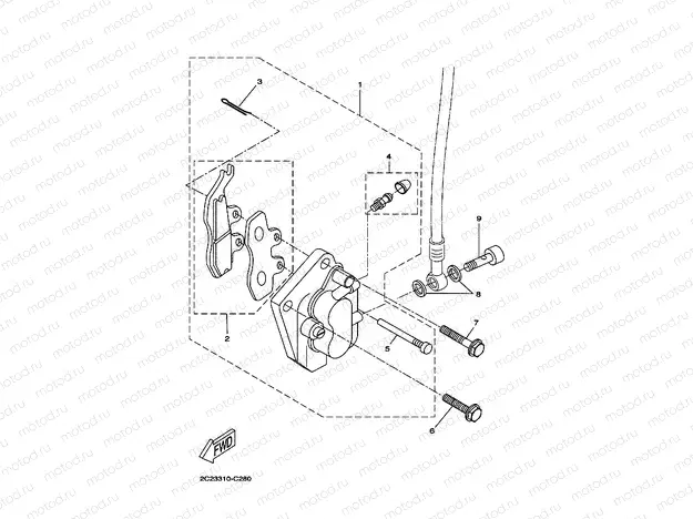 FRONT BRAKE CALIPER 2