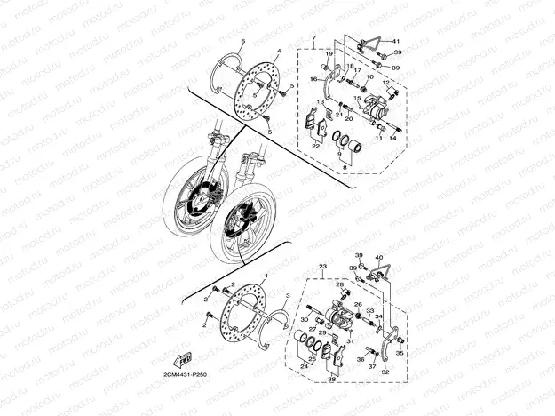 FRONT BRAKE CALIPER