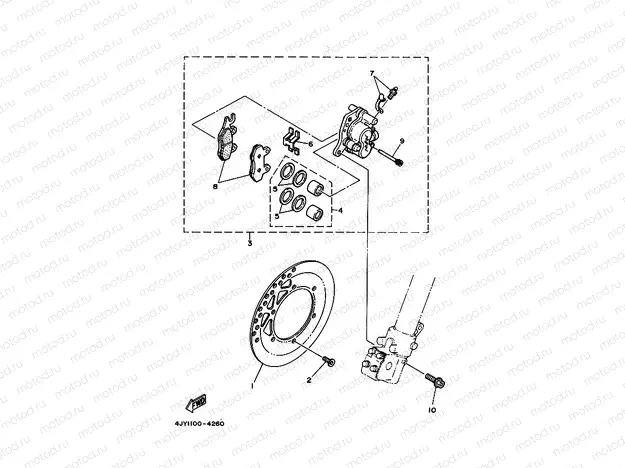 FRONT BRAKE CALIPER