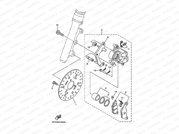 FRONT BRAKE CALIPER