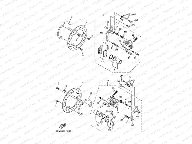 FRONT BRAKE CALIPER