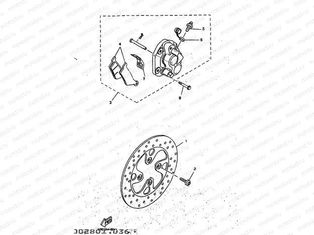 FRONT BRAKE CALIPER
