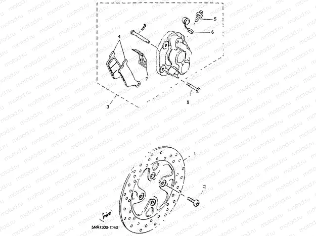 FRONT BRAKE CALIPER