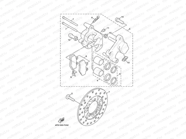 FRONT BRAKE CALIPER