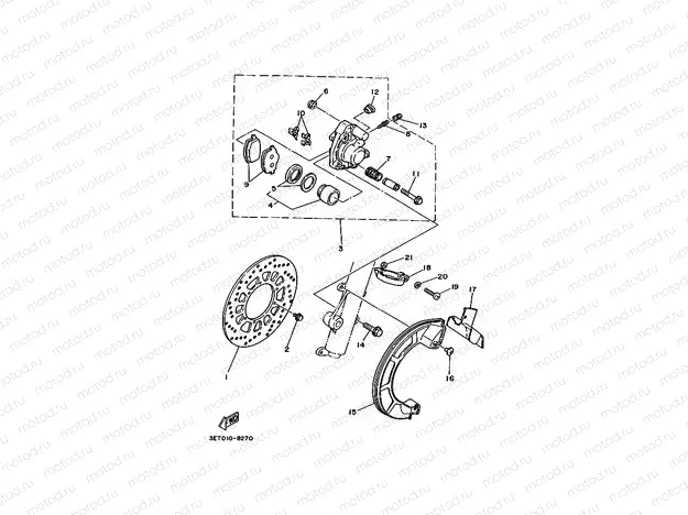FRONT BRAKE CALIPER
