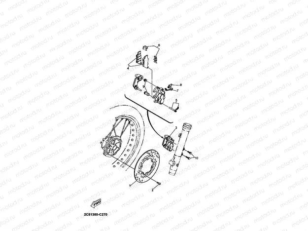 FRONT BRAKE CALIPER