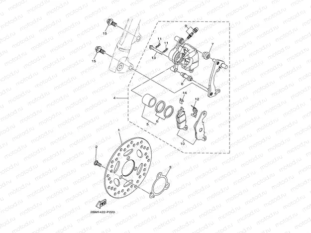 FRONT BRAKE CALIPER