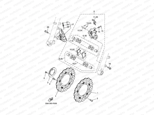 FRONT BRAKE CALIPER