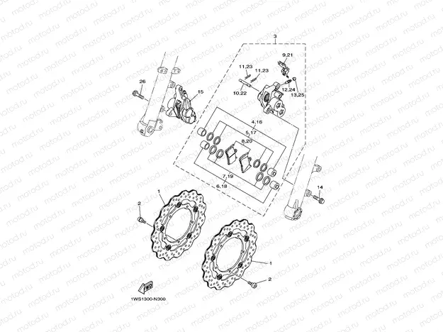FRONT BRAKE CALIPER