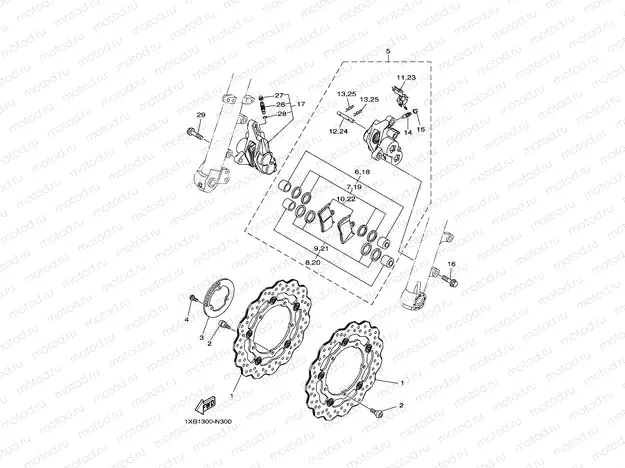 FRONT BRAKE CALIPER