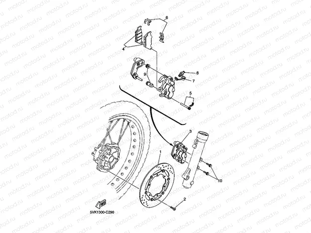 FRONT BRAKE CALIPER