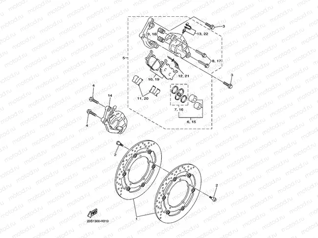 FRONT BRAKE CALIPER