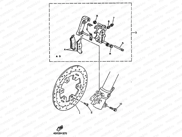 FRONT BRAKE CALIPER