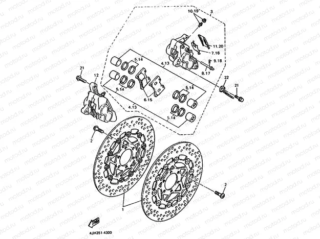 FRONT BRAKE CALIPER