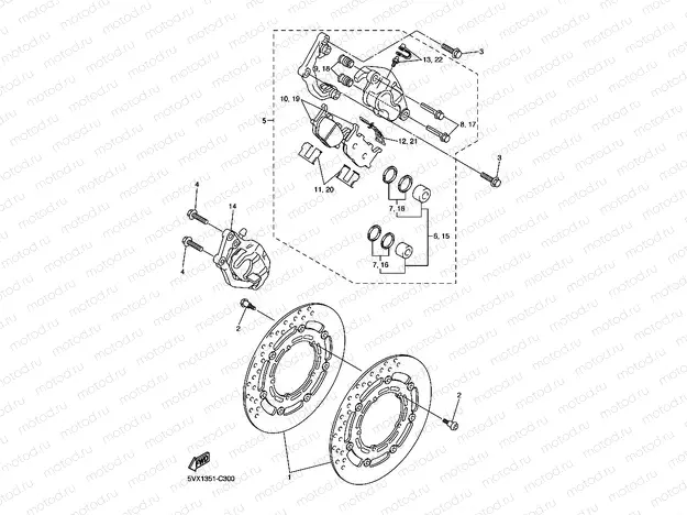 FRONT BRAKE CALIPER