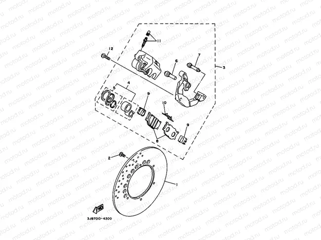 FRONT BRAKE CALIPER