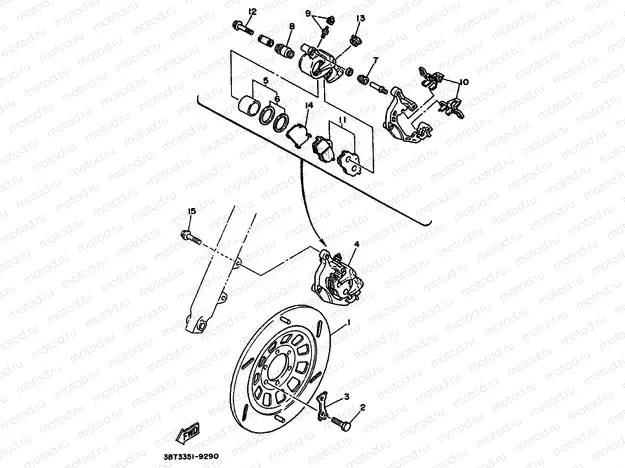 FRONT BRAKE CALIPER
