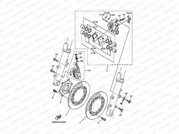 FRONT BRAKE CALIPER